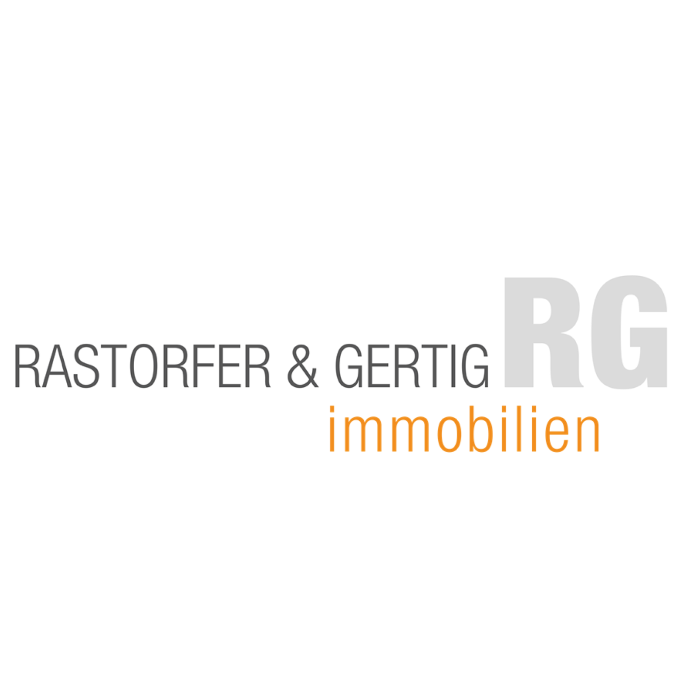 Logo von Rastorfer & Gertig Immobilien mit den Initialen RG.
